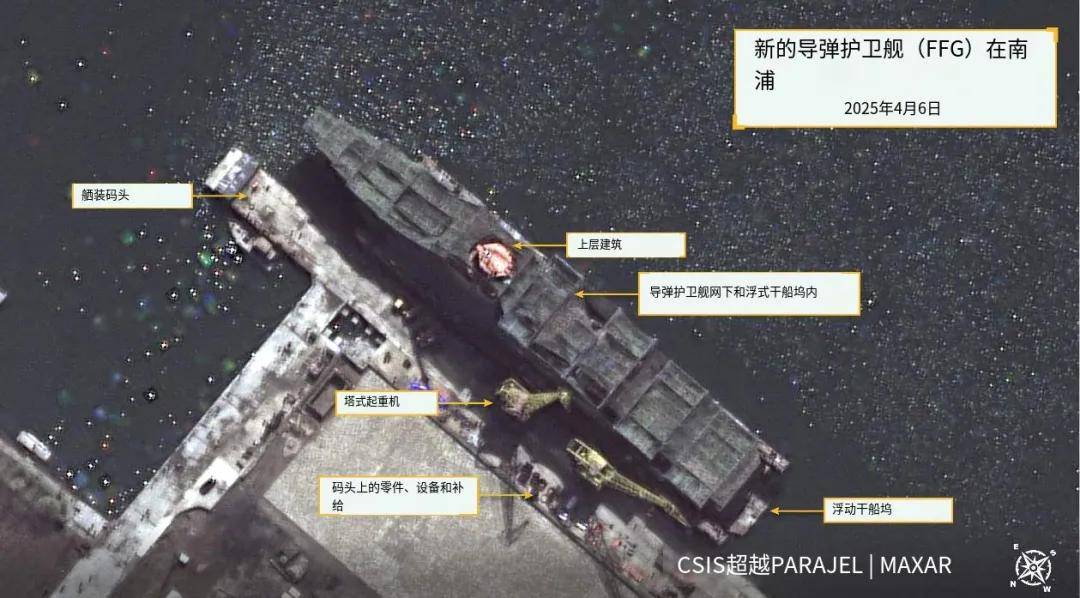 朝鲜“手搓版055大驱”下水：48单元垂发，排水量比054A还大？