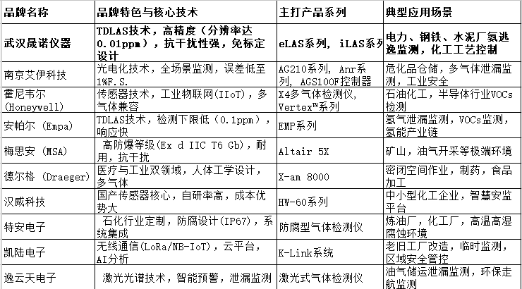 2025年气体在线激光分析监测仪十大品牌