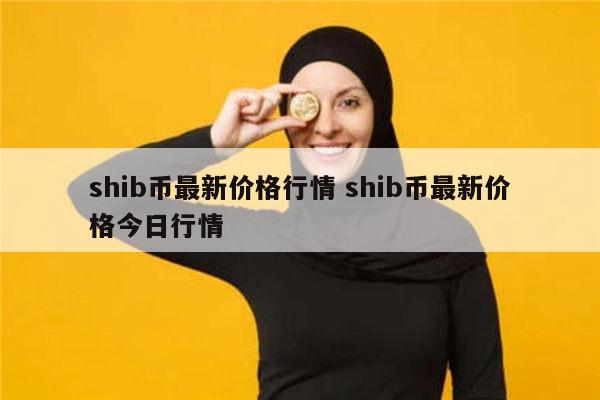 shib币今日行情非小号(shib币价格今日行情金色财经)